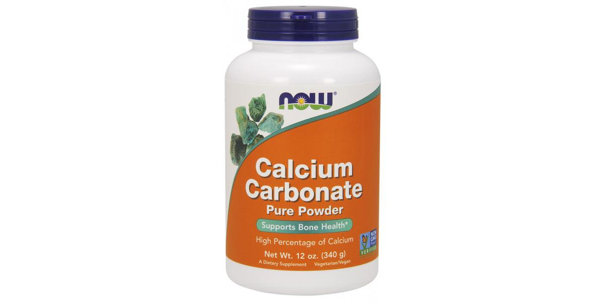 NOW Foods Calcium Carbonate, Pure Powder 340 grams Powerbody.eu