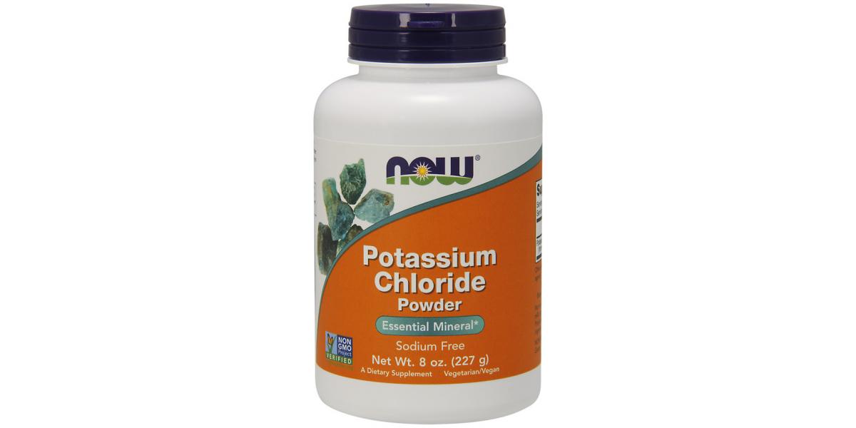 NOW Foods Potassium Chloride Powder 227 grams Powerbody.eu