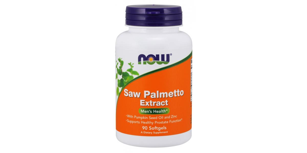 NOW Foods Saw Palmetto Extract with Pumpkin Seed Oil and Zinc, 80mg