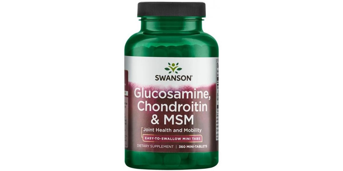 Swanson Glucosamine, Chondroitin & MSM 360 minitablets Powerbody