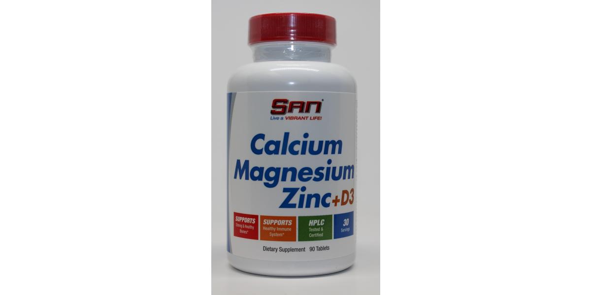 SAN Calcium Magnesium Zinc + D3 90 tablets Powerbody.eu wholesale