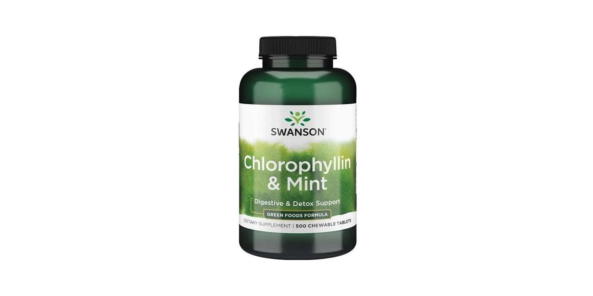 Swanson Chlorophyllin & Mint 500 chewable tablets Powerbody.eu