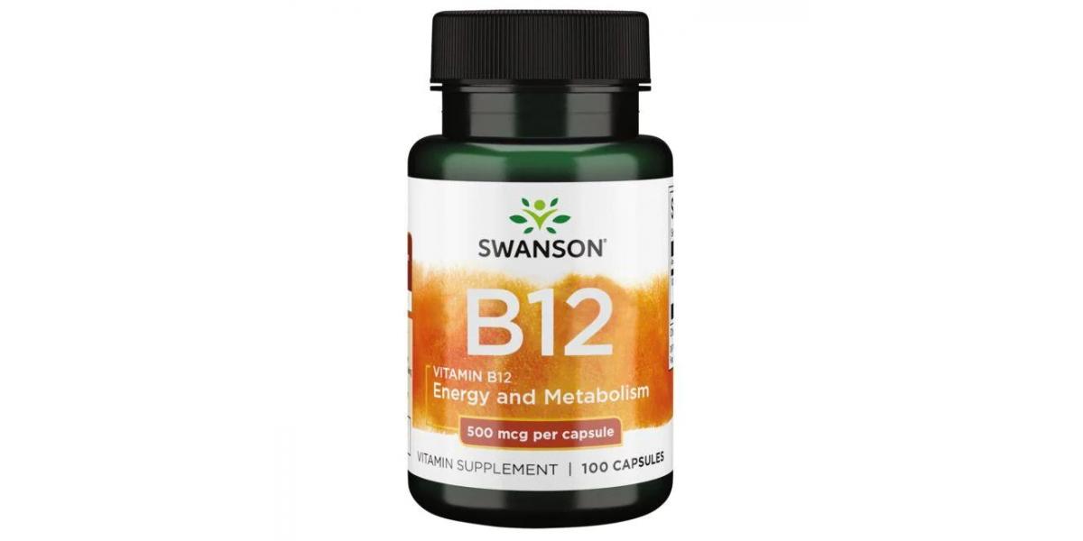 Swanson Vitamin B12, 500mcg 100 caps Powerbody.eu wholesale